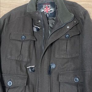 Woolrich Dark Gray Military Jacket
